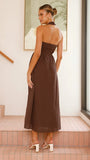 Caden Maxi Dress Chocolate