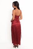 Enid Midi Dress Red