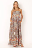 Sarah Strapless Jumpsuit Multi