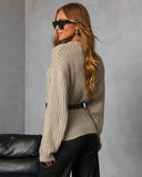 Ormelle Belted Open Front Cardigan