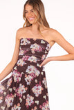 Calypso Maxi Dress Purple Floral