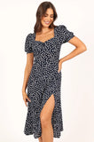 Franklin Dress Navy Print