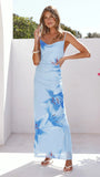 Nina Maxi Dress Blue Paradise