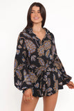 Pali Romper Black Floral