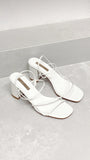 Yachi Heels White