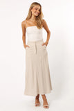 Odetta Maxi Skirt Oatmeal