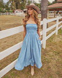 True West Chambray Maxi Dress