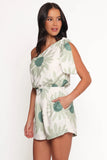 Sally Romper Green Floral