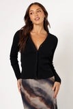 Seraphine Knit Cardigan Top Black