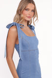 Eugenia Midi Dress Indigo Denim