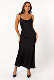 Jamie Maxi Slip Dress Black