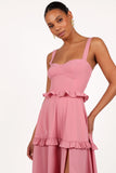 Lillee Tiered Maxi Dress Mauve