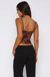 Youll Be Ok Bustier Tangerine Twist