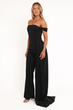 Jenny Off Shoulder Jumpsuit Black