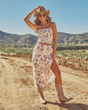 Dusk Prism Floral Maxi Skirt
