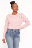 Aidy Crop Button Front Cardigan Pink