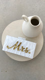 Mrs Pearla Clutch White Gold
