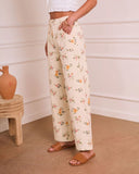 Bloom Energy Rigid Mid Rise Straight Leg Floral Jeans