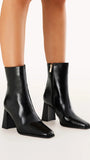 Wez Boots Black Shine