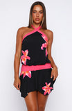 Party Princess Mini Dress Midnight Blossom