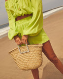 Shorebound Sturdy Woven Raffia Beach Tote