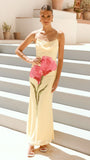 Kiaya Maxi Dress Yellow Blossom
