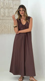 Scout Maxi Dress Chocolate