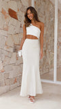 Abia Maxi Dress White Natural
