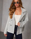 Arbelle Herringbone Double Breasted Jacket