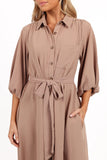 Zanita Midi Dress Toast