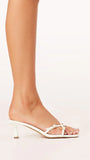 Tilo Heel White Shine