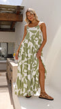 Bandit Maxi Dress Sage Print