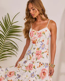 Bloom Whisper Floral Midi Dress