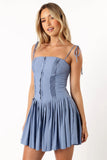 Ruby Mini Dress Blue