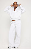 Test Drive Wide Leg Sweatpants Grey Marle