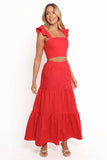 Roxia Skirt Set Red