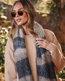 Claire Large Pattern Blanket Scarf