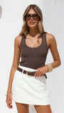 Becky Tank Top Chocolate