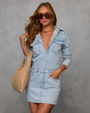 True Form Denim Mini Dress