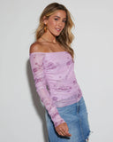 Lavender Bliss Off the Shoulder Top