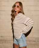 All The Time Striped Pullover Sweater