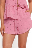Nala Shorts Pink Polka Dot