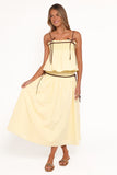 Orielle Maxi Skirt Lemon