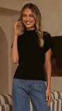 Shiloh Knit Top Black