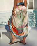 Vacay Vibes Printed Wrap Tie Sarong