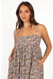 Andy Maxi Dress Olive Ditsy Floral