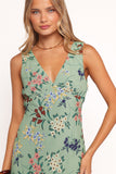 Acilia Midi Dress Sage Floral