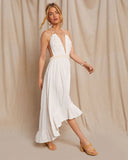 Emmie Crochet Embroidered Maxi Dress
