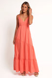 Forbes Maxi Dress Coral
