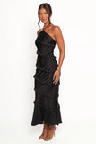 Roxanne Halterneck Maxi Dress Black
